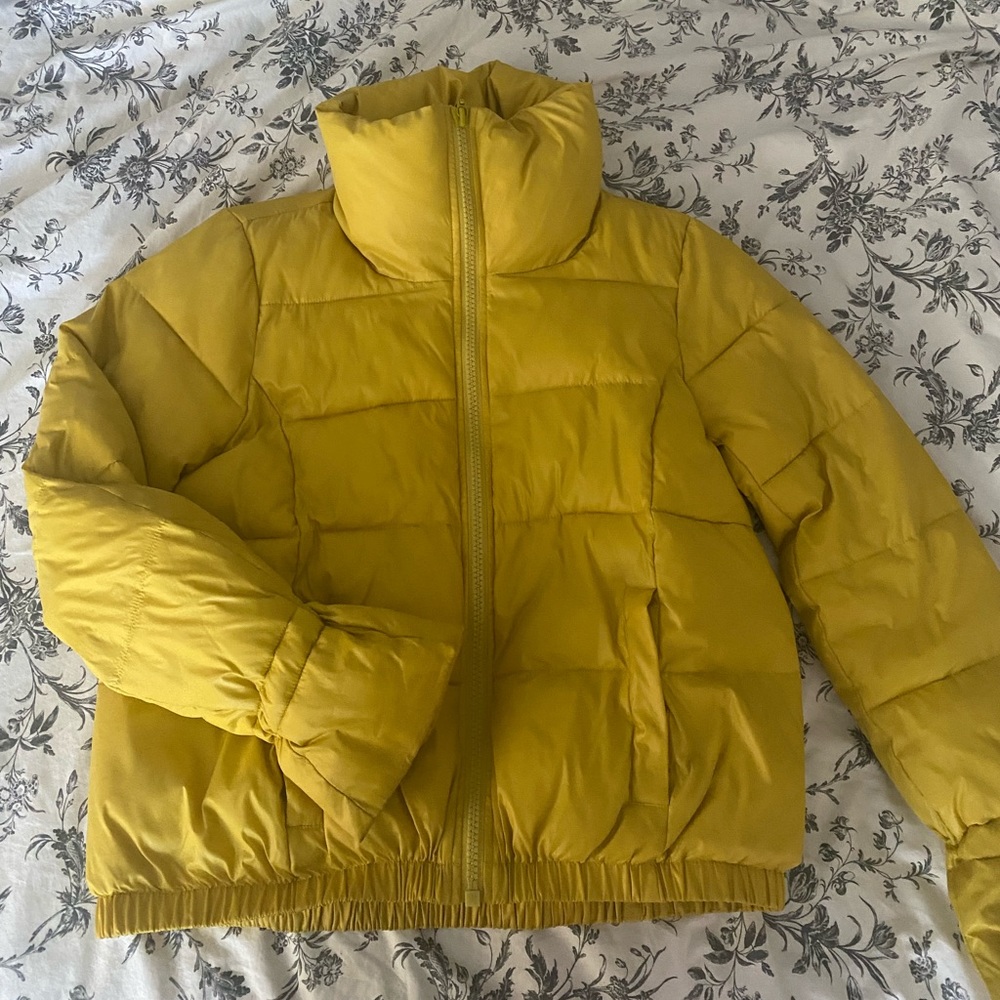 Loft Yellow Puffer Jacket